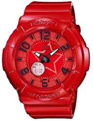 Casio BGA133-4B Baby-G Red Rock Star Neon Illuminator Ladies Watch
