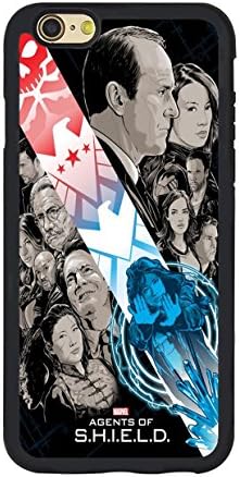 TPU Rubber Cell Phone Case Cover for iPhone 6 &amp; iPhone 6S -Marvel's Agents of Shield
