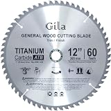 Buy 12-Inch 60 Teeth ATB Trim and Fine Finish Carbide Saw Blade by Gilatools