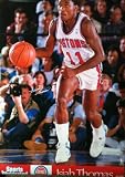 Detroit Pistons #11 ISIAH THOMAS Basketball SPORTS ILLUSTRATED Poster Mint Sealed (23" x 35") 1990