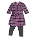Mini Limited Cotton Rich Check Dress with Leggings