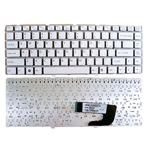 Bestcompu ® NEW SONY VAIO PCG-7181L PCG-7183L PCG-7182L PCG-7184L VGN-NW235F/W VGN-NW235FW VGN-NW350F VGN-NW360F VGN-NW370F NW380F VGN-NW150J (PCG-7173L) VGN-NW150J/S NW125J 148738321 NSK-S8B01 VGN-NW240F VGN-NW242F VGN-NW242F/S VGN-NW235F VGN-NW238F US Keyboard White