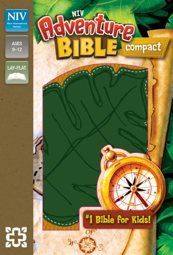 NIV, Adventure Bible, Compact, Imitation Leather, Tan/Green, by Zondervan