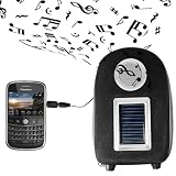 GoGroove Solar JukeBox Hybrid Charging and Protective Sound Case for Ultra Portable Music and Power ANYWHERE - Works with ALL Blackberrys (Curve / Bold / Storm / Tour / Pearl / Storm 2) *** Includes Micro Fiber Cleaning Cloth