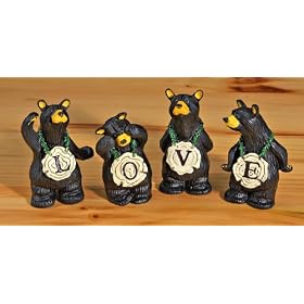 Big Sky Carvers� Love Bear Figurine Set