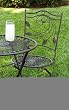 Folding Bistro Chair with Bird Detail Folding Bistro Chair with Bird Detail