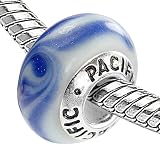 Pacific 925 Collection Sterling Silver Glass Bead - Paella (Pandora and Chamilia Compatible)