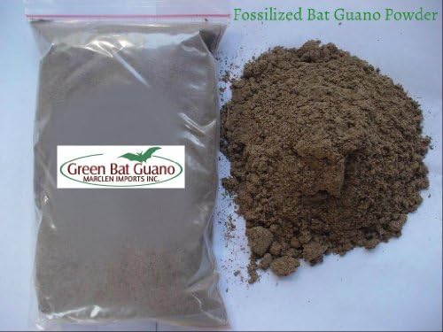 11 Lbs Green Bat Guano - Indonesian Organic Fertilizer - NPK 2-12-2 - Multiple Blooms Stimulator & Best Yield