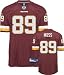 Santana Moss Jersey: Reebok Authentic Burgundy #89 Washington Redskins Jersey - 50