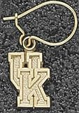 Kentucky Wildcats UK 7/16 inch Dangle 14K Gold Earrings