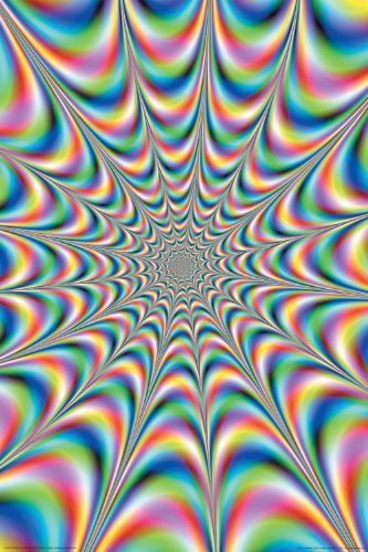 NMR 24045 Fractal Illusion Decorative Poster