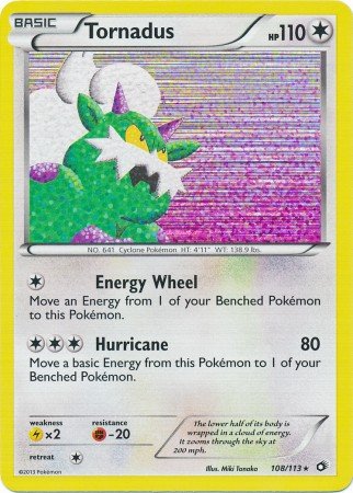 Pokemon - Tornadus (108/113) - Legendary Treasures - Holo