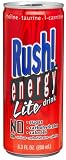 Rush! Energy Drink, Lite, Berry, 8.3 Ounce Cans (Pack of 24)