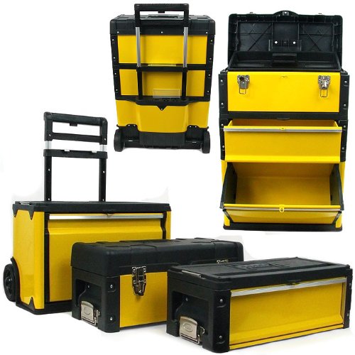Cheap Trademark Tools 75-4650 Oversized Portable Tool Chest, Three Tool boxes in One