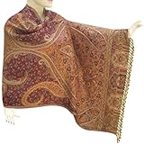 Jaipur Jamawar Paisley Cotton Scarf Stole with Beautiful Border (Free Shipping) Stle0181rr