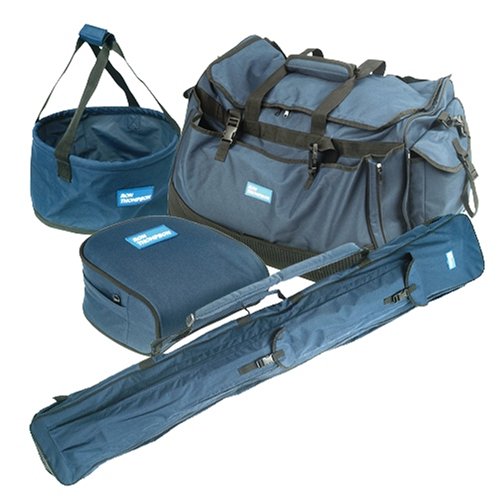 Ron Thompson Deluxe Coarse Luggage Combo: 6 Tube Holdall, Expander Carryall, Mixing Bowl, Reel Case