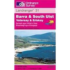 Barra and South Uist, Vatersay and Eriskay (Landranger Maps)