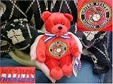 United States Marine Corps EGA 9" Military Bear