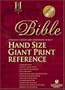 HCSB Hand Size Giant Print Bible (Burgundy Imitation Leather)