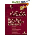 Click here to buy Holman Christian Standard Bible: Black Imitation Leather, Hand Size Giant Print Reference Bible.