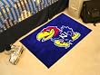 NCAA University of Kansas Starter Area Rug - Home Decor Floor Mat