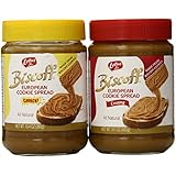 Biscoff Spread Combo - 1 Smooth (14.1 oz.) and 1 Crunchy (13.4oz.)