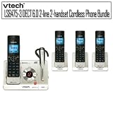 51KV2rSvliL. SL160  Vtech LS6475 3 DECT 6.0 3 handset Cordless Phone Bundle Reviews