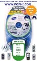 MA-8880: USB Cable for Cellular (Camera) Phone Data Sync / Transfer: Motorola A630, C975, E1000, V975, V980 with Software & FREE 500 Ringtones + 500 Pictures
