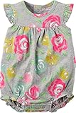Carters Baby Girls Roses Romper