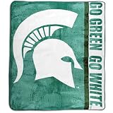 Michigan State Northwest NCAA Royal Plush Throw
