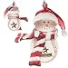 Scottish Christmas Houston Astros MLB Striped Acrylic Snowman Ornament - 3 Inch