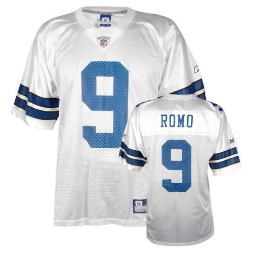 Reebok Dallas Cowboys Tony Romo Replica White Jersey Small