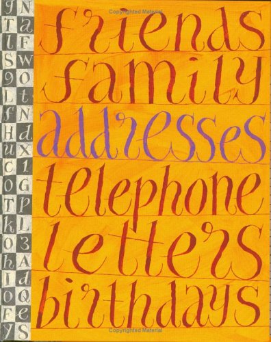 Literary Address Book (Stay in Touch)