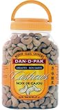 Review Dan-D-Pak  / Dan-D-Pak Unsalted Cashews, 19.0-Ounce. Plastic Jar (Pack of 5)
