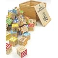 Traditional wooden building blocks