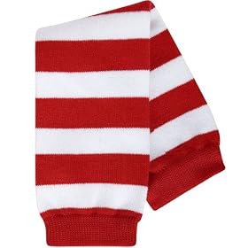 BabyLegs Red and White Leg Warmers