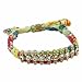 Goldtone Rhinestone Adjustable Friendship Bracelet Fashion Jewelry
