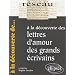 A la d�couverte des lettres d'amour des grands �crivains