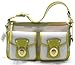 AUTHENTIC COACH LEGACY CANVAS SHOULDER BAG (CITRON) Style Number 10829