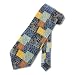 Men's Handmade Tie Ancient Drawing Silk Necktie
