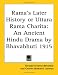Book Rama's Later History or Uttara Rama Charita: An Ancient Hindu Drama by Bhavabhuti 1915