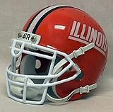 Illinois Fighting Illini NCAA Mini Authentic Football Helmet From Schutt