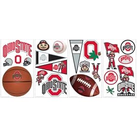 RoomMates RMK1111SCS Ohio State University Peel & Stick Appliques