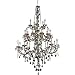 Elegant Furniture Verona 25 Light Golden Teak Chandelier Golden Teak (Smoky) Swarovski Elements Crystal