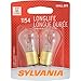 Sylvania 1154 Long Life Miniature Bulb, (Contains 2 Bulbs)