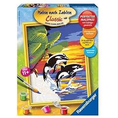 Ravensburger 28081 - Orcaliebe - Malen nach Zahlen, 18 x 24 cm