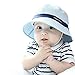 Marca west Unisex Baby Boy Girl Kid Toddler Infant Sun Protection Hat Bucket Cap Blue