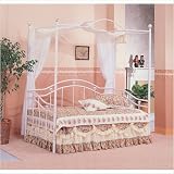 Bundle-30 Copperfield Metal Daybed in White (4 Pieces)