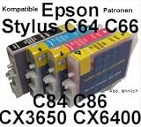 Produkt-Bild: 10 x Kompatibel Patronen Epson C64 C66 C84 C86 CX3600 CX3650 CX4600 CX6400 CX6600 #9104