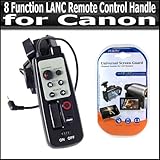 8 Function LANC Remote Control Handle for Canon ZR-1000 ZR-2000 XH A1 XH G1 XL H1 XL1 XL1s GL2 GL1 GL3 XL2 XL3 Elura 10 Elura 2 Elura 20MC Elura 2MC Elura 40MC Elura 50 Optura 100MC Optura 200MC Pi ZR-1000 ZR10 ZR25MC ZR30MC ZR40 ZR45MC ZR50MC